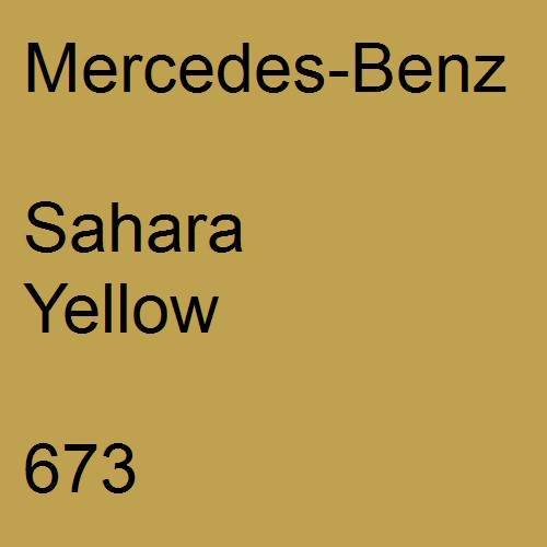 Mercedes-Benz, Sahara Yellow, 673.